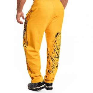 Спортивные штаны мужские желтые с принтом Спортивные штаны мужские желтые с принтом