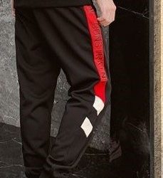 Джоггеры черные с красной полосой Купальники и фитнес одежда Краснодар Fitneslavka