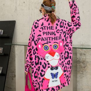 Розовое платье рубашка Розовая Пантера